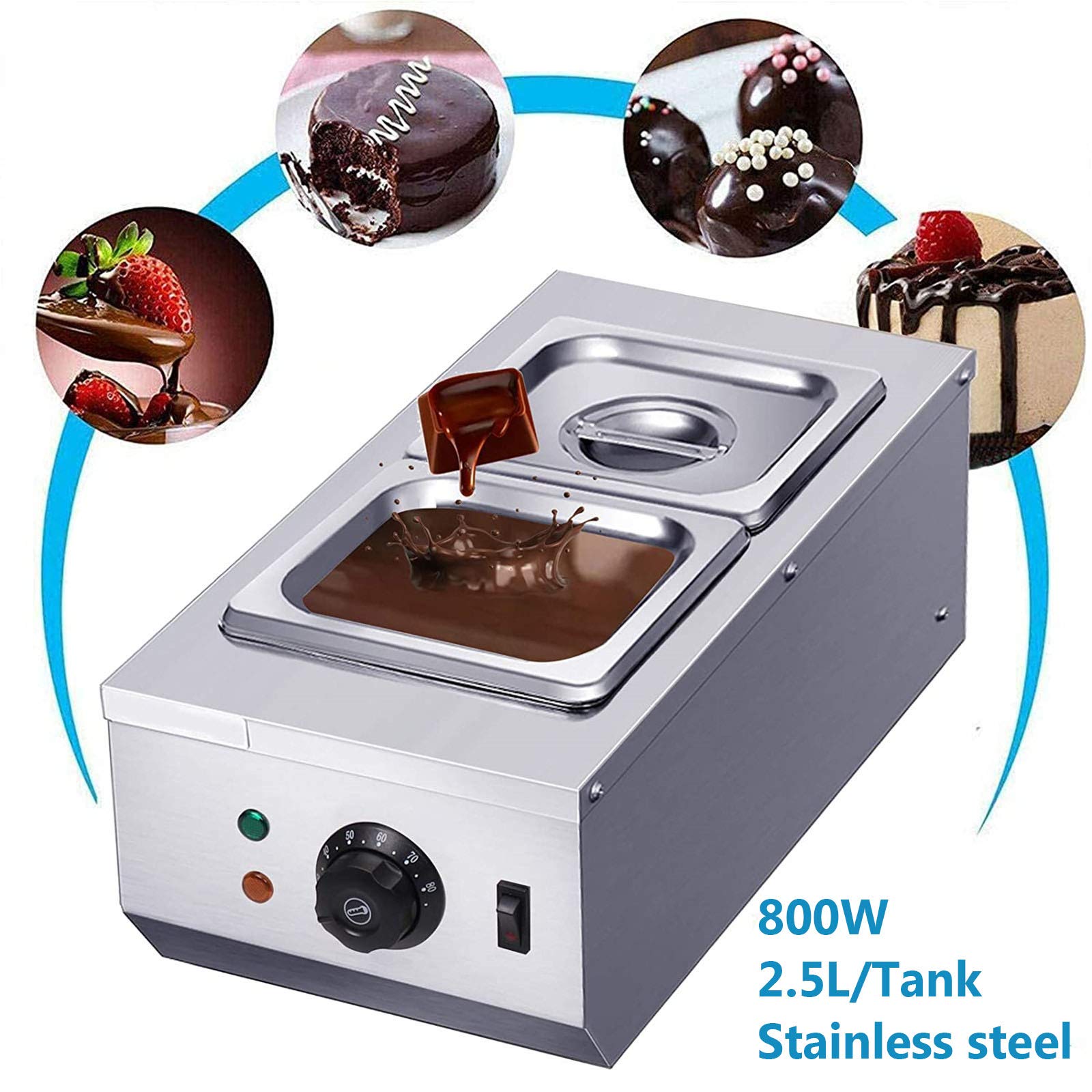 Amazon.co.jp: チョコレート溶解機、チョコレート焼き戻し機、5L